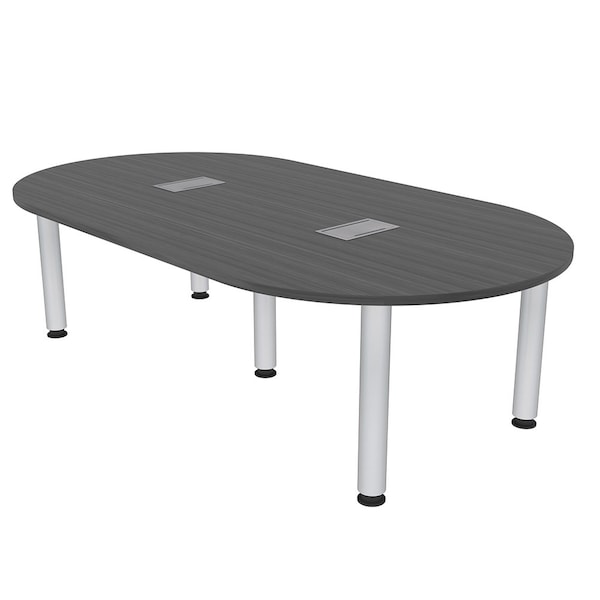 Skutchi Designs 45.25 in W, 84 in L, 29 in H, Engineered Wood Top, Grey H-RAC-4684-PT-AN-EL - main